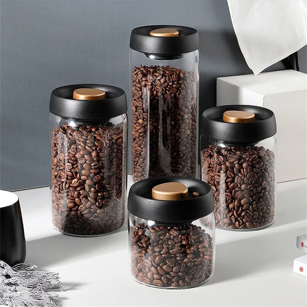 Coffee Tea Canister Set - Pojemnik na ziarna kawy, 1 sztuka,