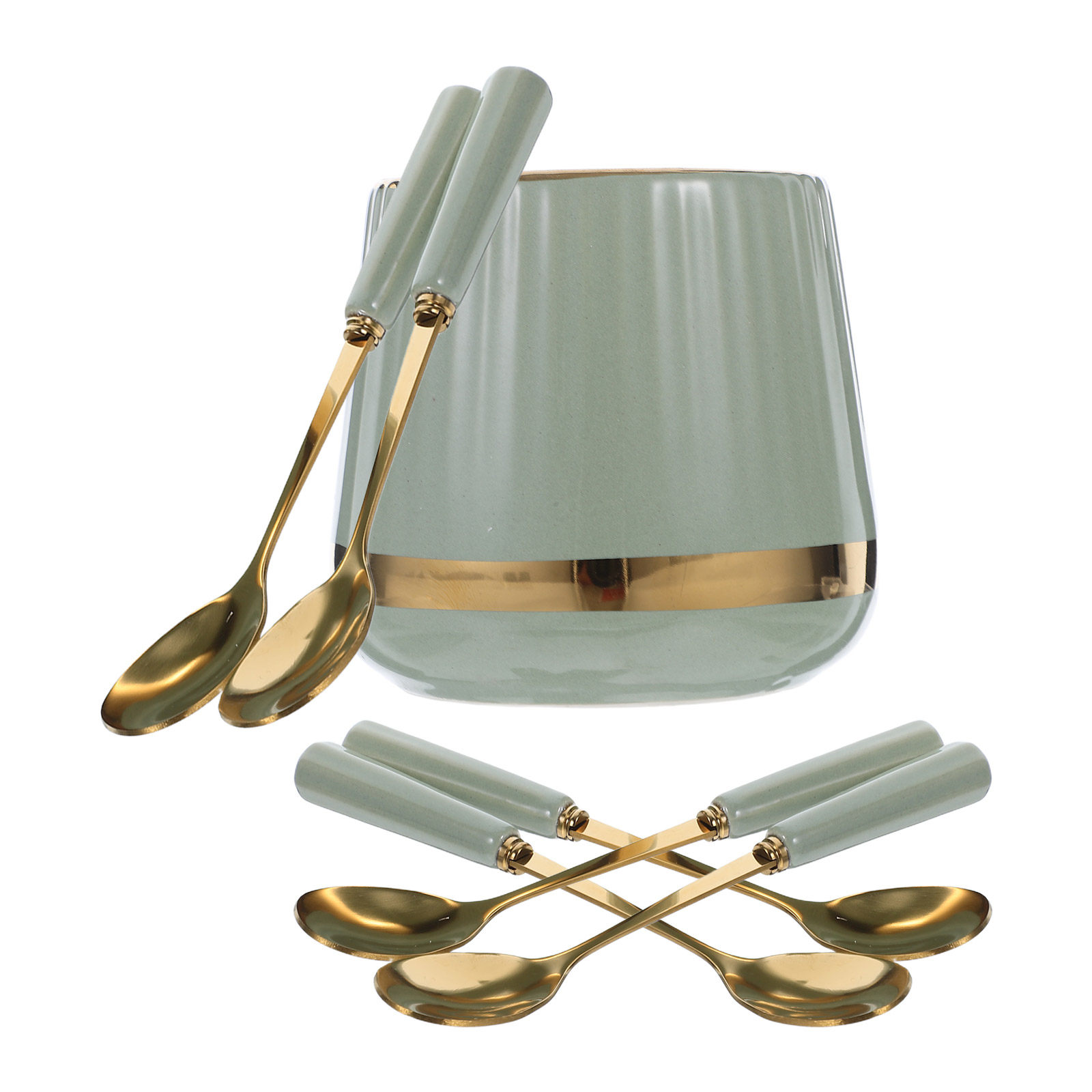 Coffee Tea Sugar Set - 7-częściowy zestaw łyżeczek do kawy, mini