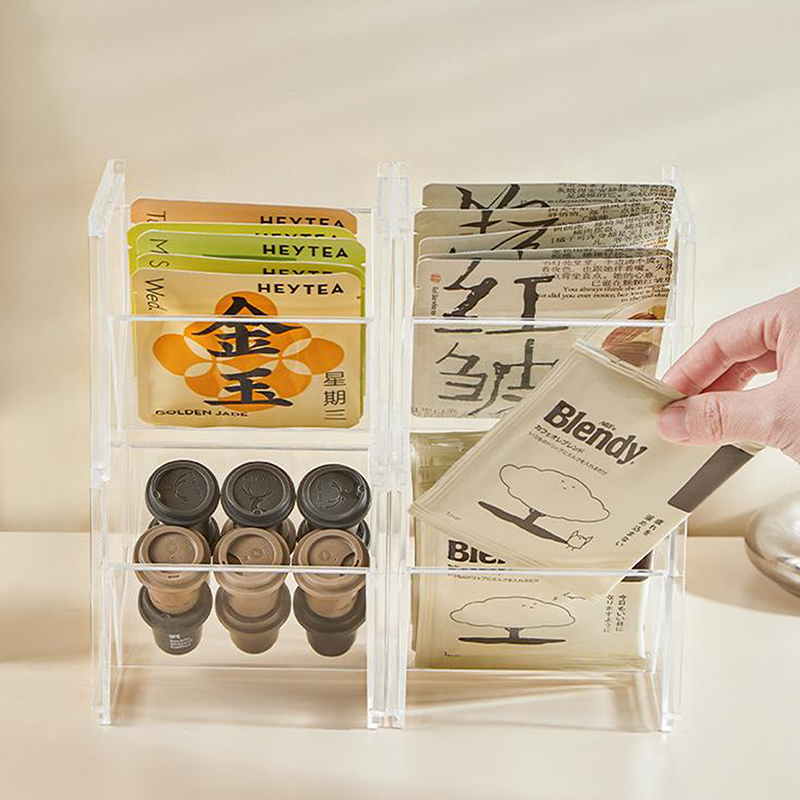 Coffee Tea Creamer - Pojemnik na herbatę pionowy, organizer na