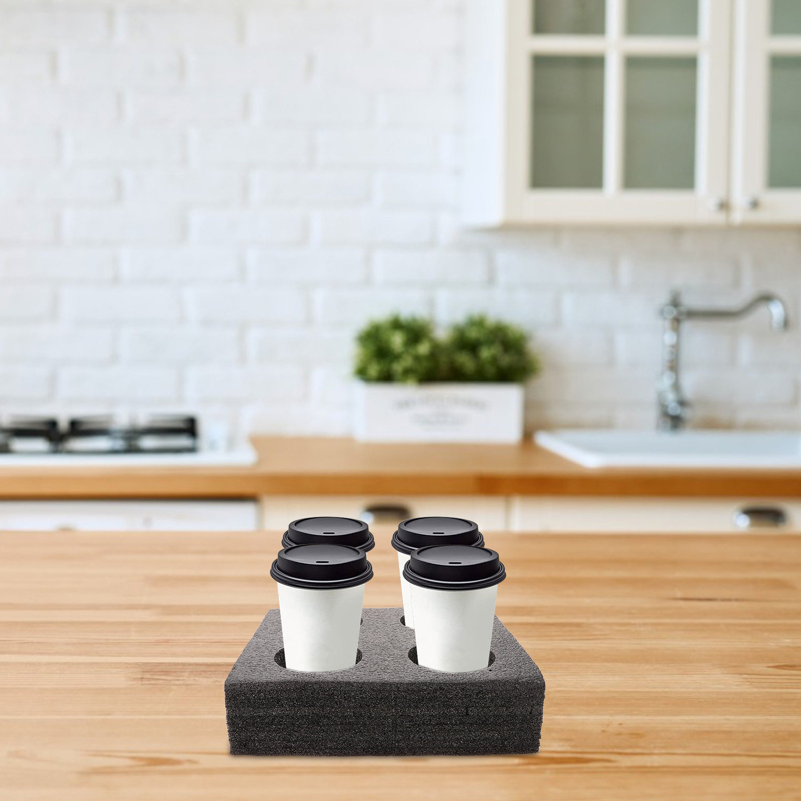 Coffee Tea Holders - Taca na kubki do herbaty mlecznej,