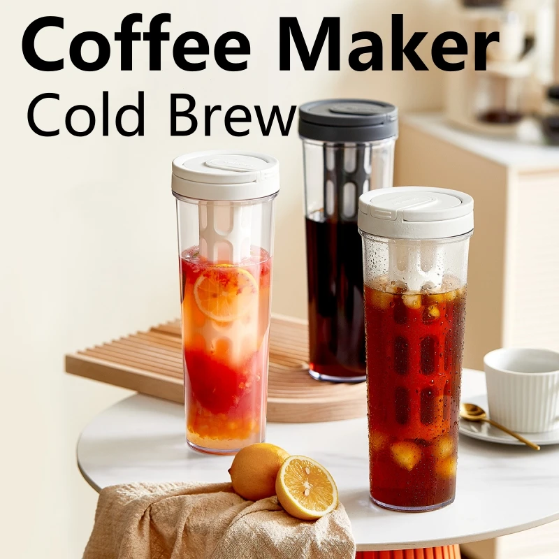 Cold Brew Bottle - 1L Ręczny ekspres do kawy na