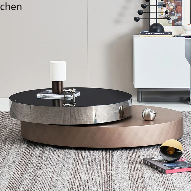 Coffee Tea Unit - HT Lekki luksusowy obrotowy stolik kawowy,
