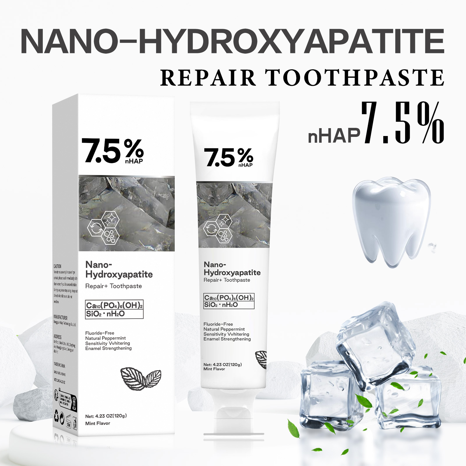 Coffee Tea Unit - Nano Hydroxyapatite Pasta do zębów usuwająca