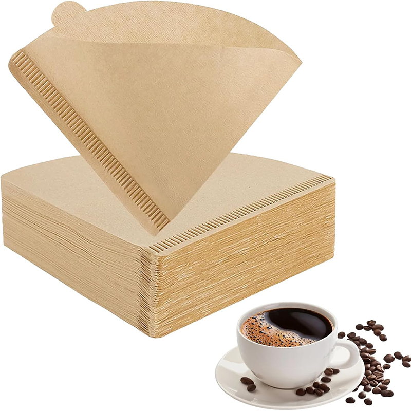 Coffee Tea Paper Cups - 100 szt. Papierów Filtracyjnych do Kawy