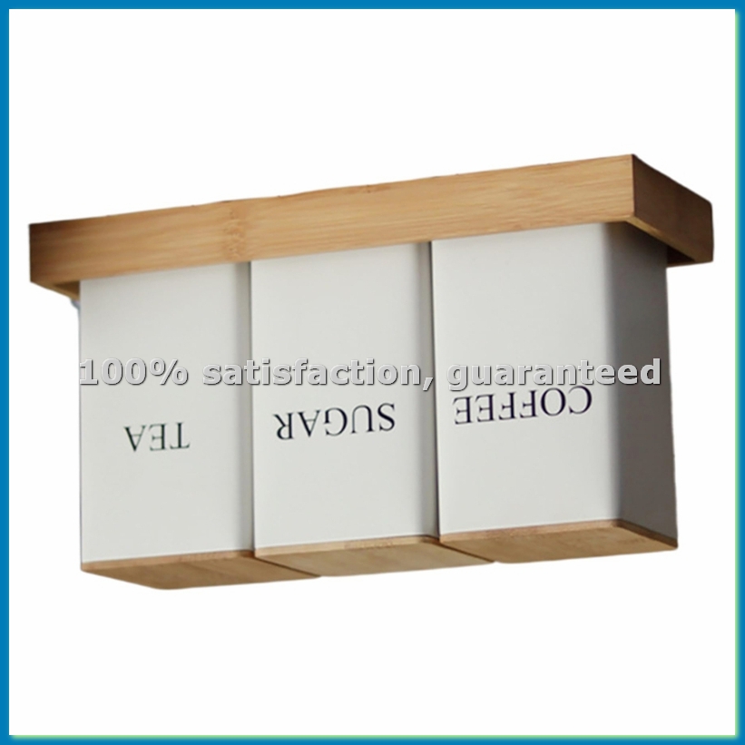 Coffee Tea Canister Set - Zestaw 3 pojemników na herbatę, kawę