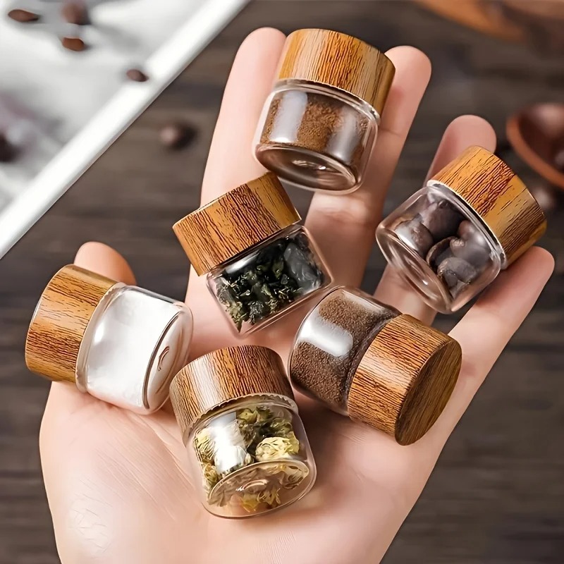 Coffee Tea Creamer - Mini Szklany Hermetyczny Słoik Spożywczy na
