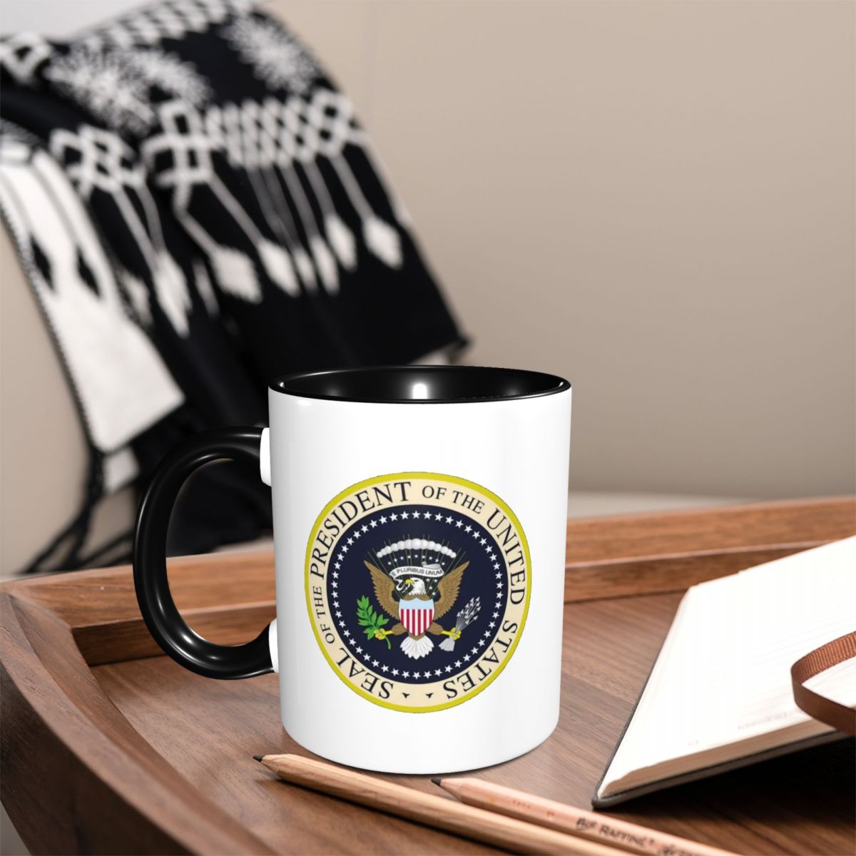 Coffee Tea Unit - Kubek z pieczęcią prezydenta Stanów Zjednoczonych,