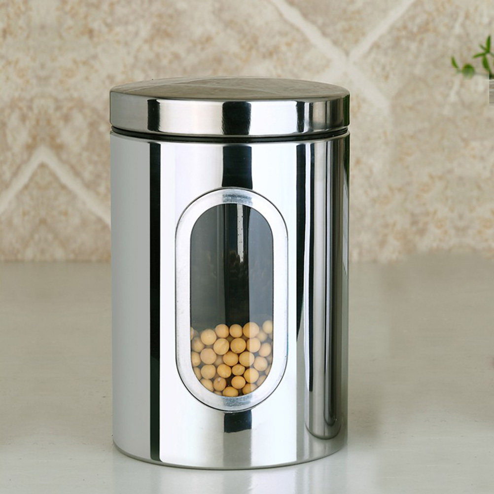 Coffee Tea Canister Set - Zestaw szczelnych pojemników na żywność ze