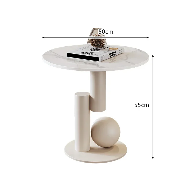 Coffee Tea Unit - Stolik kawowy w stylu kremowym FZ,