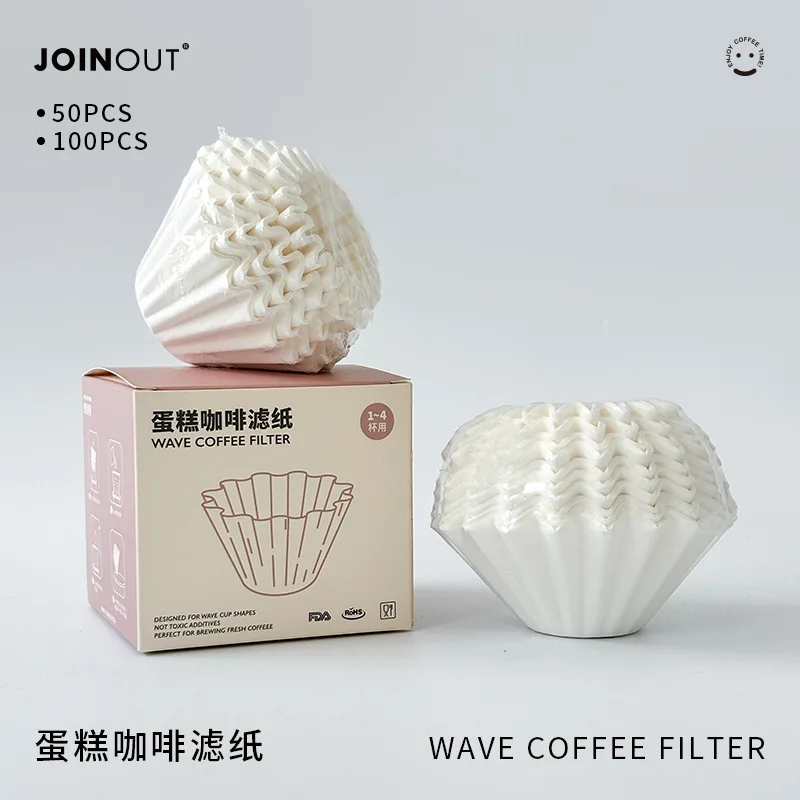 Coffee Tea Paper Cups - 50/100 szt. Filtrów do kawy zaparzanej