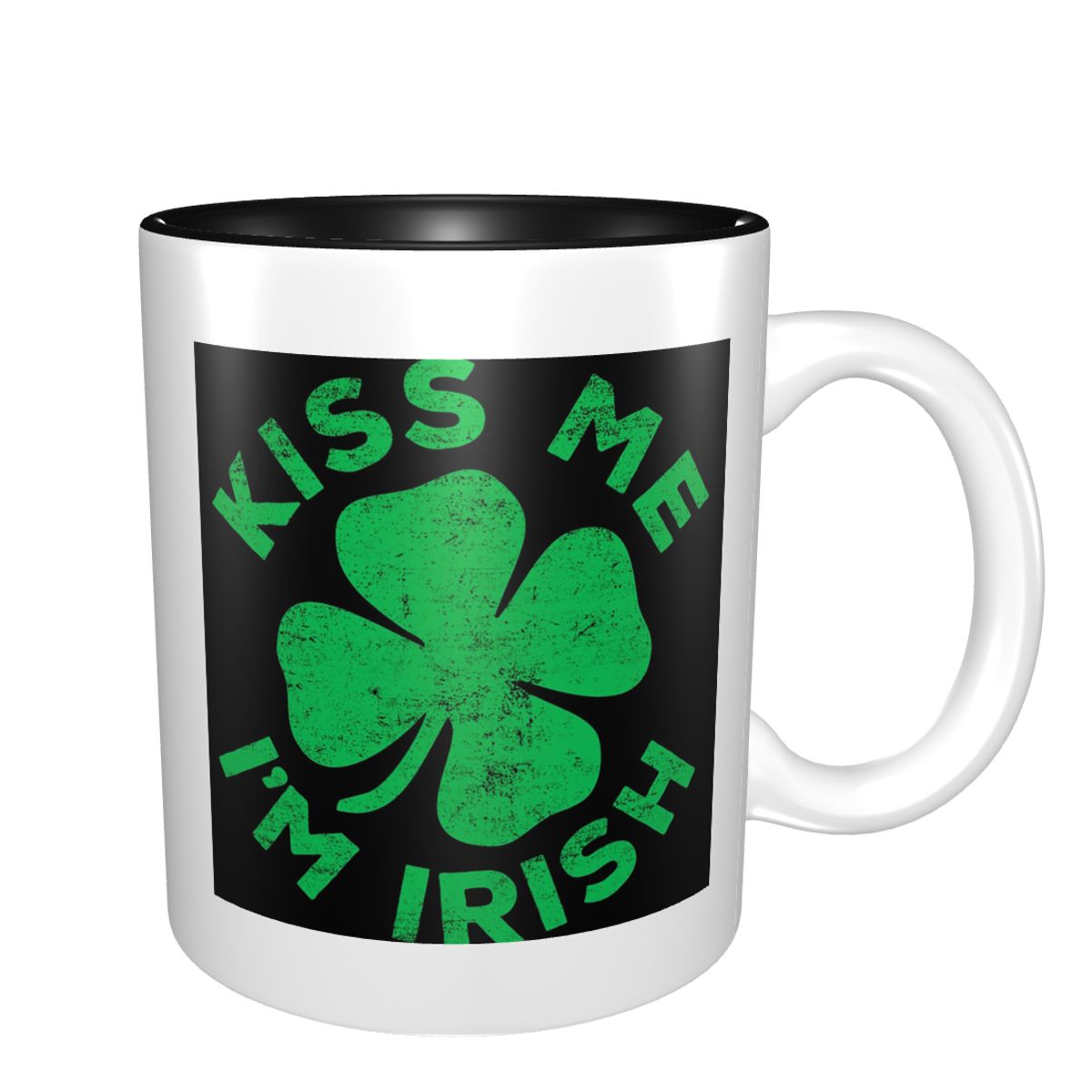 Kiss Me I'm Irish Mug Śmieszne – Coffee Tea You And Me recenzja i cena