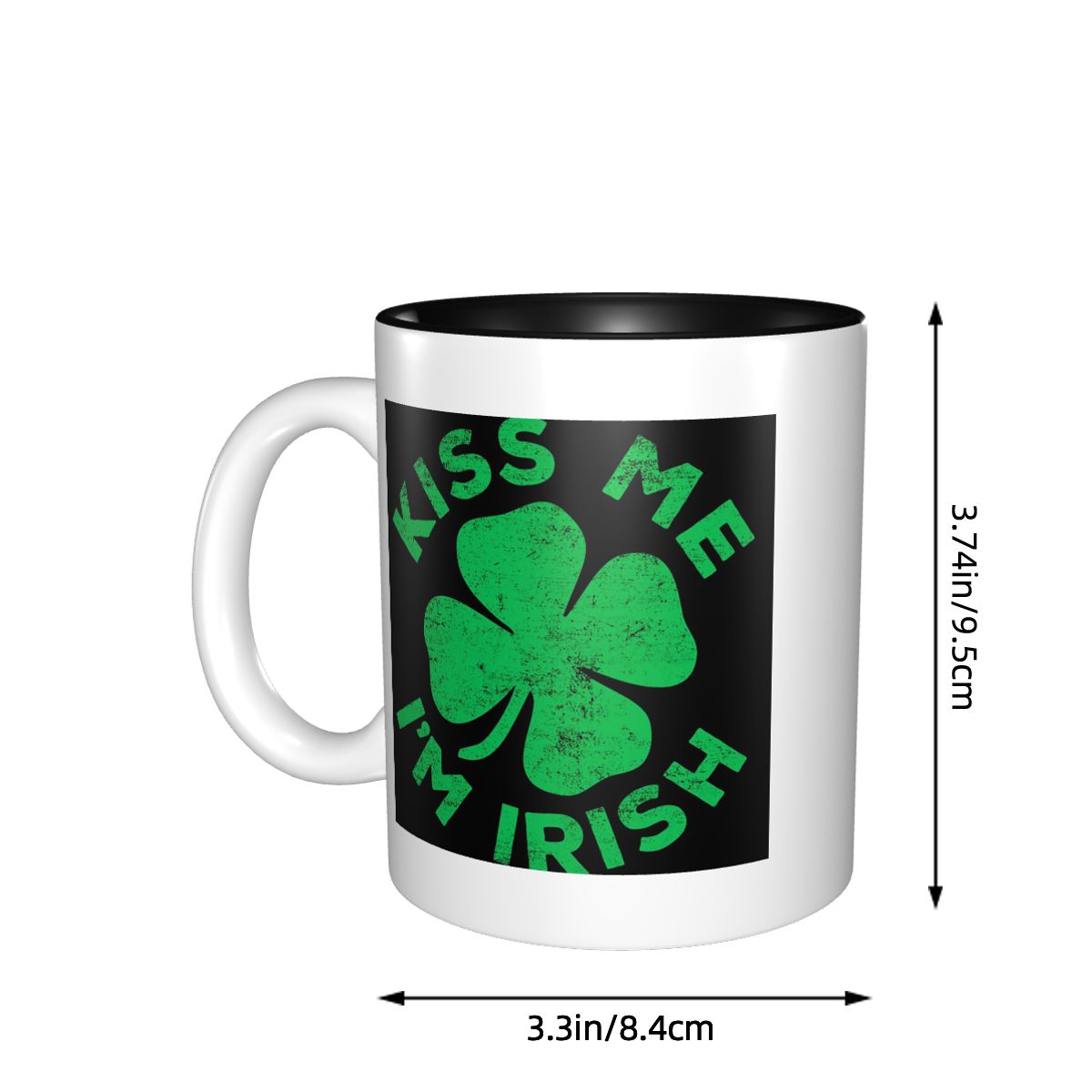 Kiss Me I'm Irish Mug Śmieszne – Coffee Tea You And Me recenzja i cena