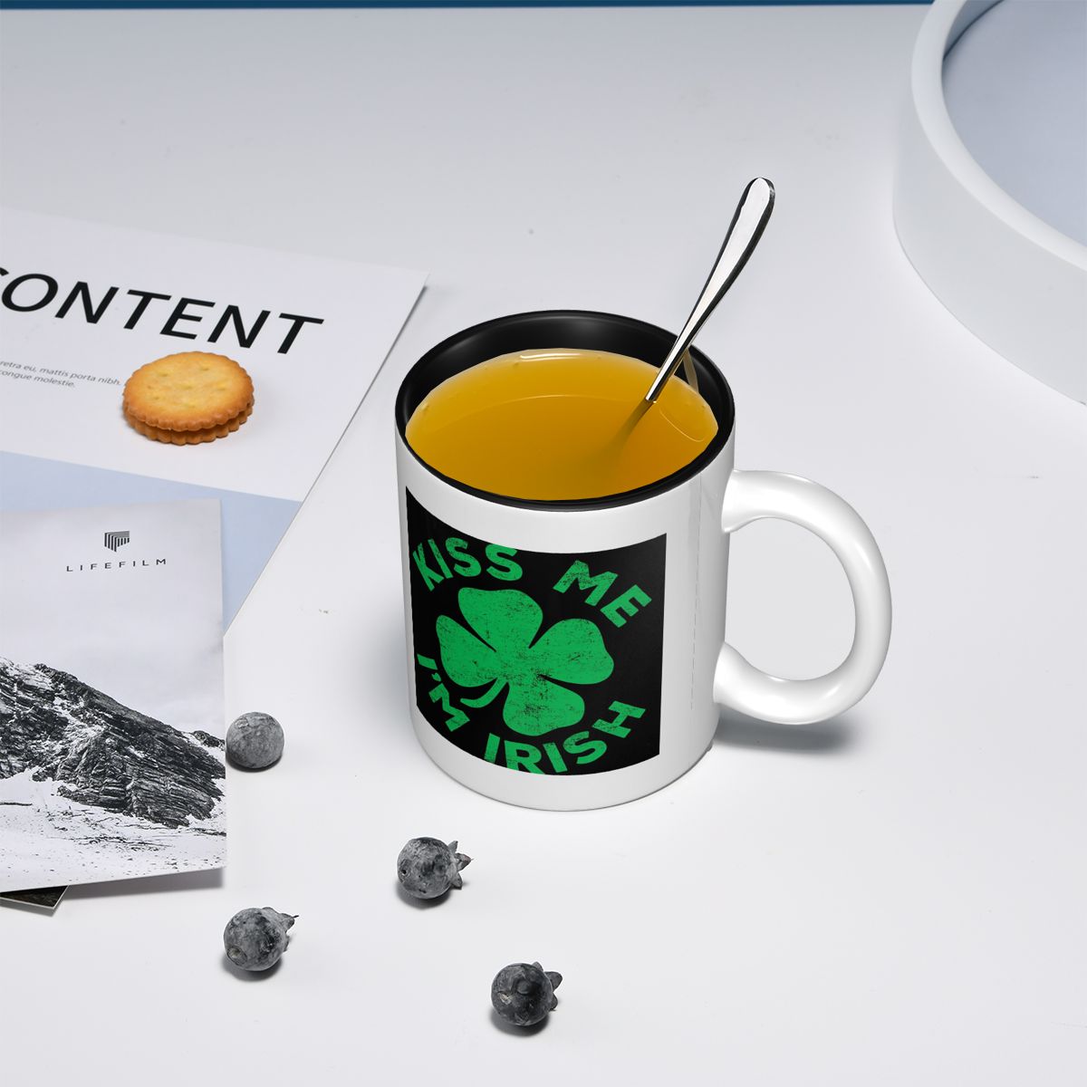 Kiss Me I'm Irish Mug Śmieszne – Coffee Tea You And Me recenzja i cena