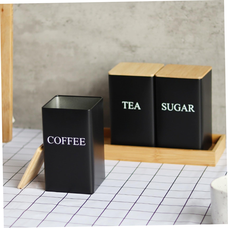 Zestaw 3 pojemników na herbatę – Coffee Tea Canister Set recenzja i cena