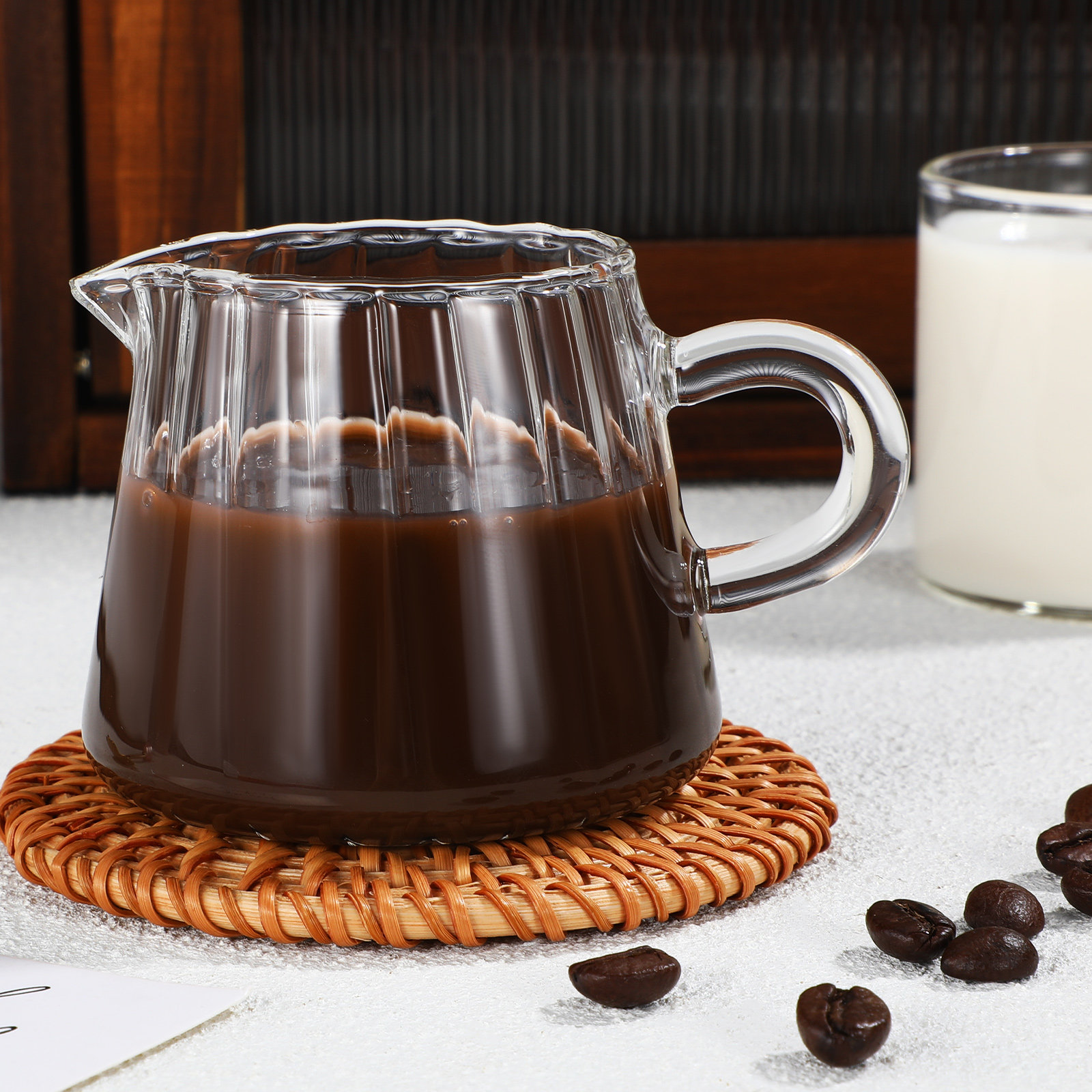 Szklany dzbanek na śmietankę,  – Coffee Tea Creamer recenzja i cena