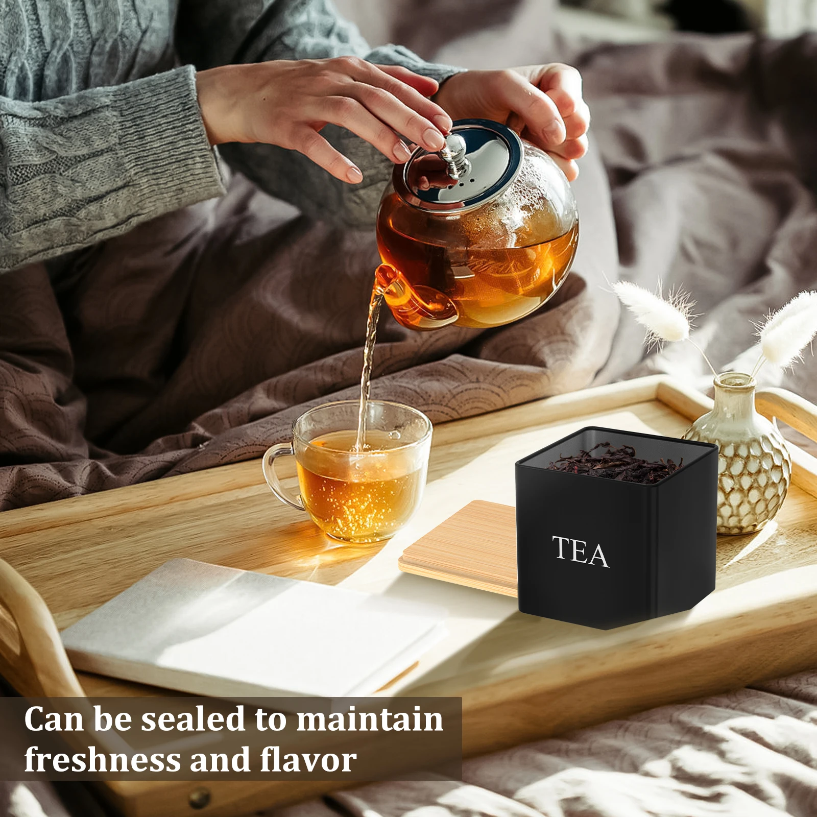 Zestaw 3 szt. pojemników na he – Coffee Tea Canister Set recenzja i cena
