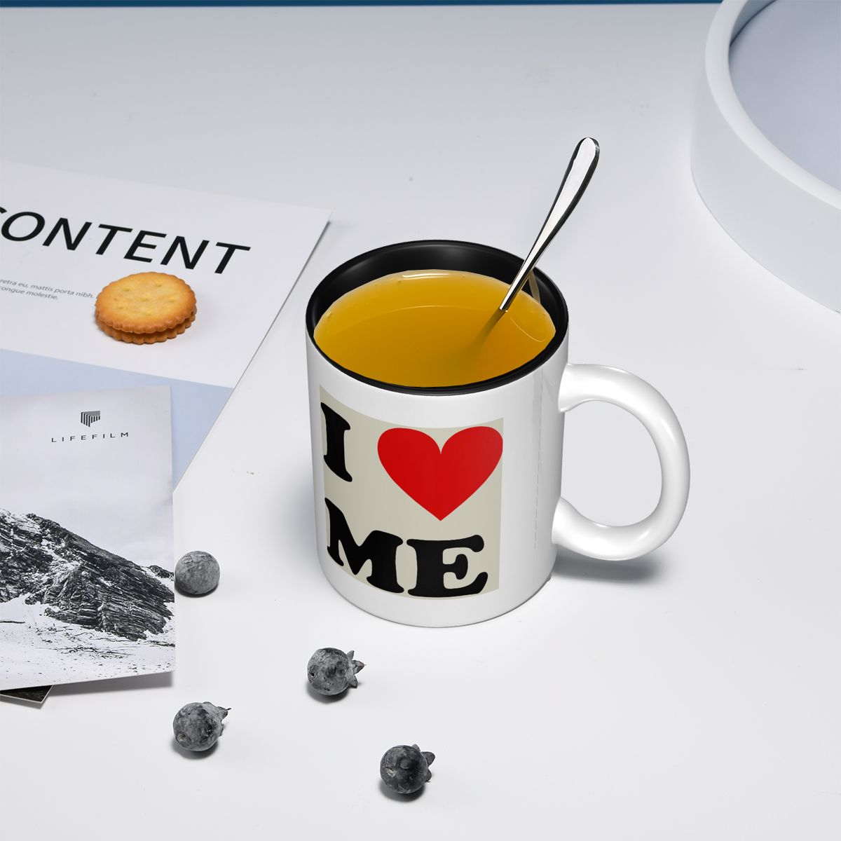 Kubek I Love Me Heart Śmieszny – Coffee Tea You And Me recenzja i cena