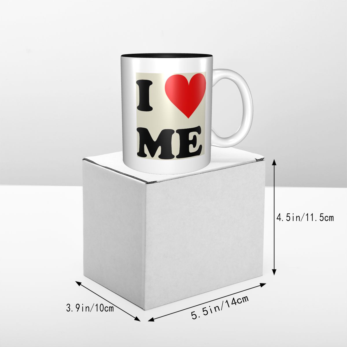 Kubek I Love Me Heart Śmieszny – Coffee Tea You And Me recenzja i cena