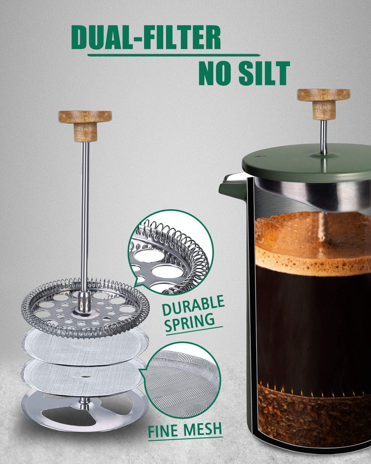 POLIVIAR 34 oz French Press Co – Coffee Tea Press recenzja i cena