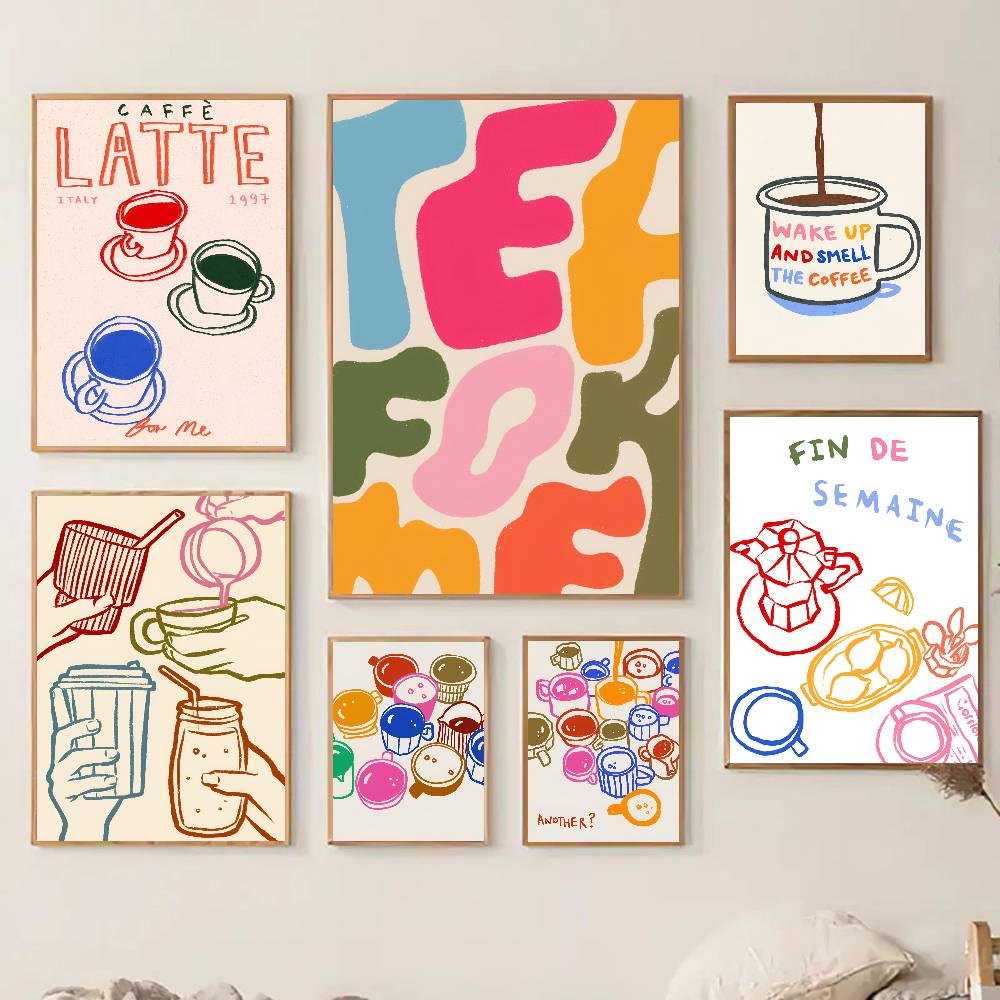 Estetyka Kolorów Retro Kuchnia – Wallpaper Coffee And Tea recenzja i cena