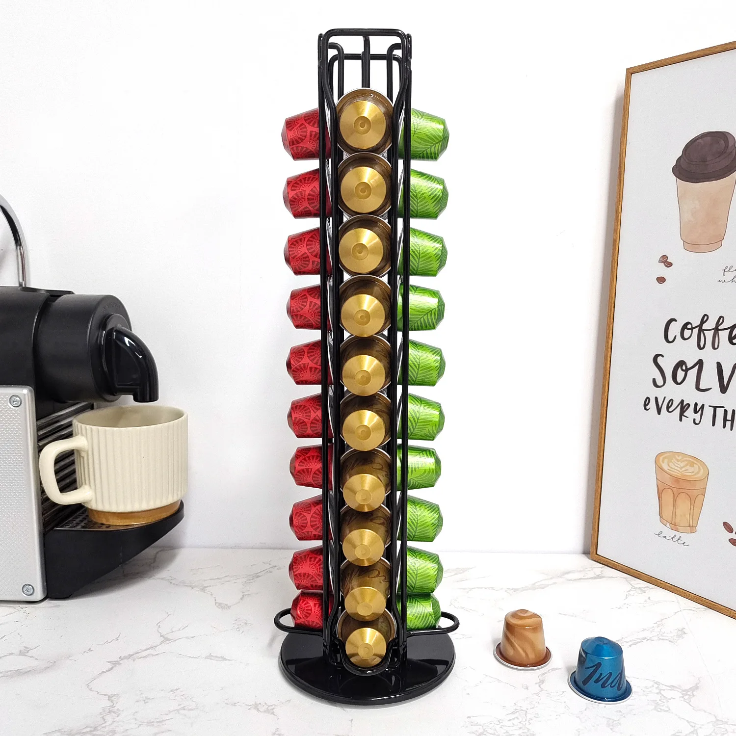 1PC 40 kapsułek z kawą Nespres – Coffee Capsule Holder recenzja i cena