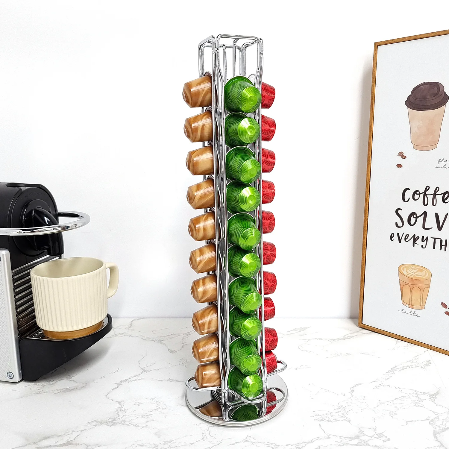 1PC 40 kapsułek z kawą Nespres – Coffee Capsule Holder recenzja i cena