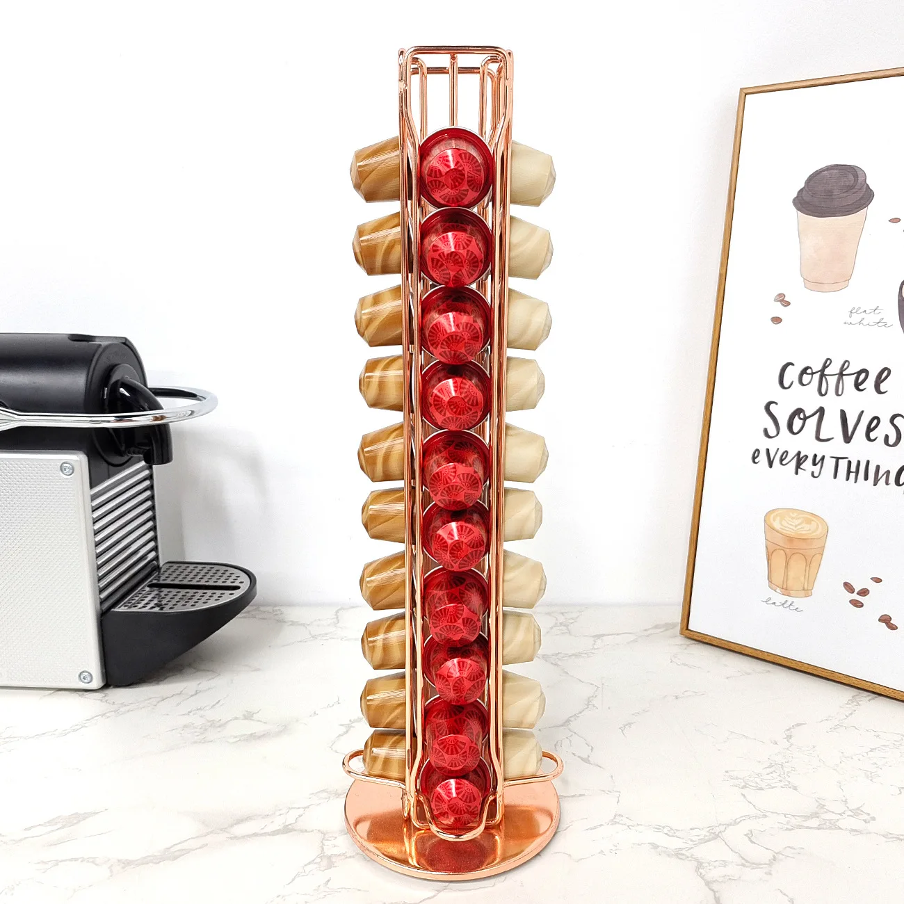 1PC 40 kapsułek z kawą Nespres – Coffee Capsule Holder recenzja i cena