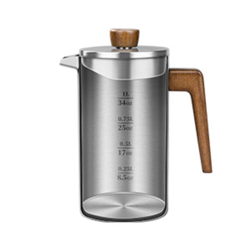 JUSTINLAU 1000ml Stalowy Frenc – Coffee Tea Press recenzja i cena