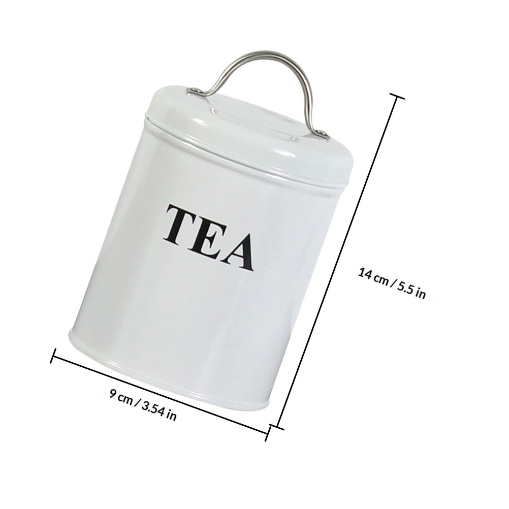 Pojemnik na herbatę czarno-bia – Coffee Tea Canister Set recenzja i cena