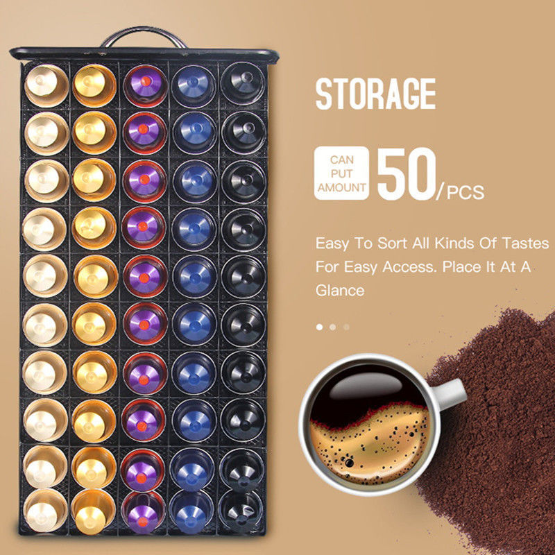 Organizer na 50 kapsułek kawy, – Coffee Capsule Holder recenzja i cena