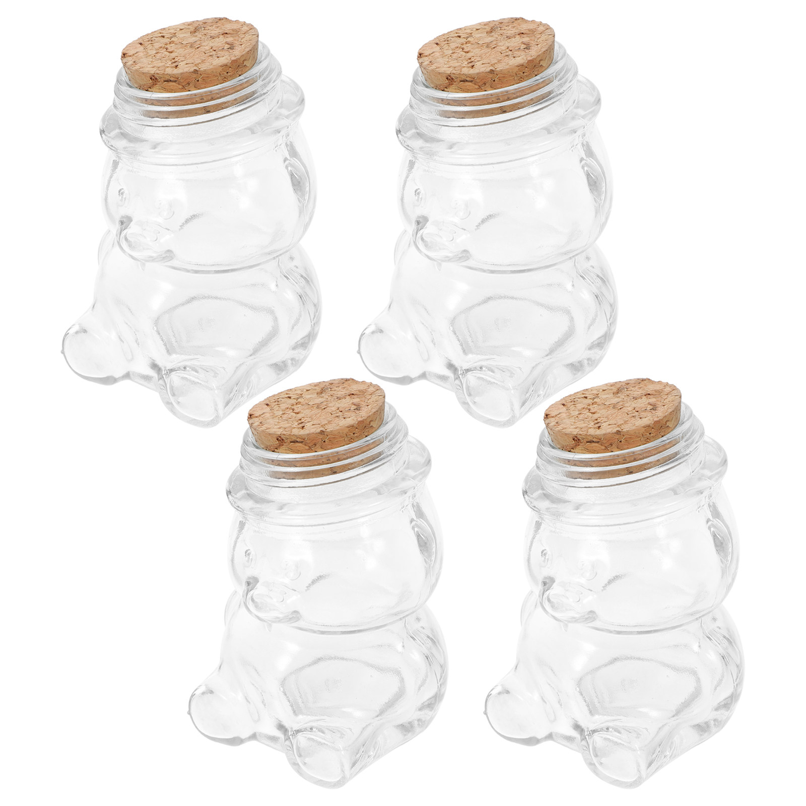 Zestaw 4 szklanych słoików na  – Coffee Tea Jar Set recenzja i cena