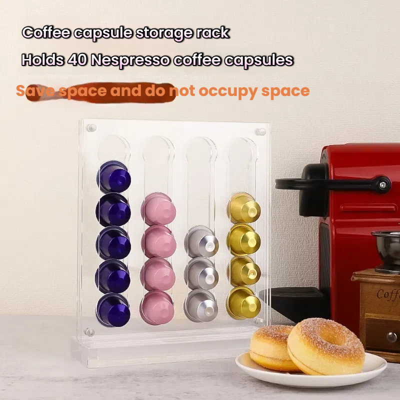 Pojemnik na 40 kapsułek kawy,  – Coffee Capsule Holder recenzja i cena