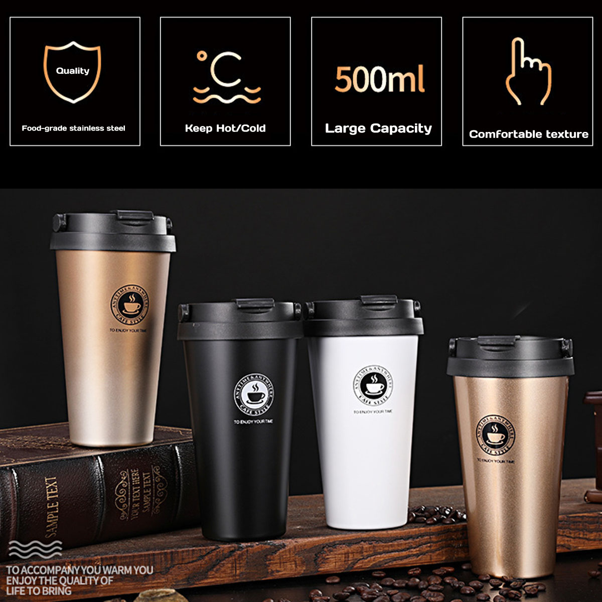 Izolowany kubek termiczny na k – Double Wall Mug recenzja i cena