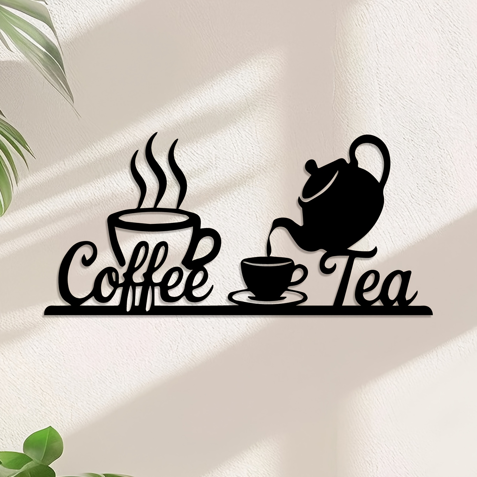 Rustykalna metalowa tabliczka  – Coffee Tea Press recenzja i cena