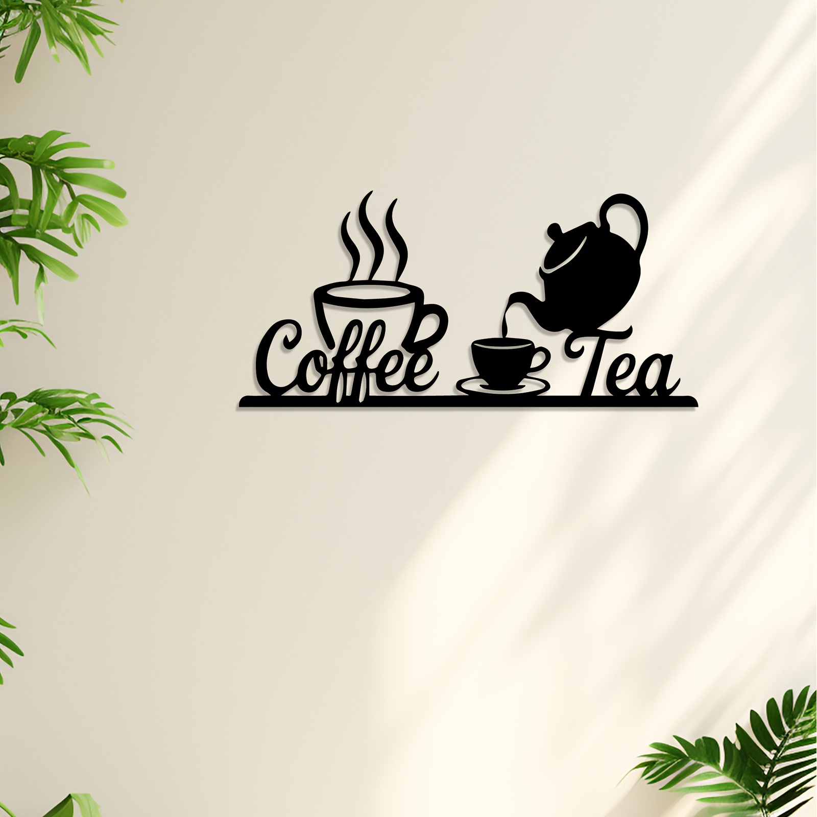 Rustykalna metalowa tabliczka  – Coffee Tea Press recenzja i cena