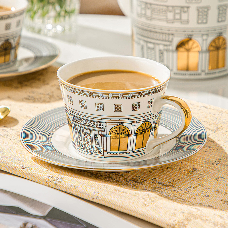 Architektoniczny kubek i spode – Coffee Tea Sugar Set recenzja i cena