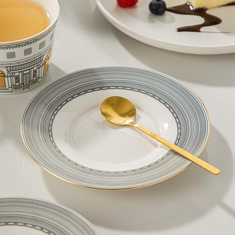 Architektoniczny kubek i spode – Coffee Tea Sugar Set recenzja i cena
