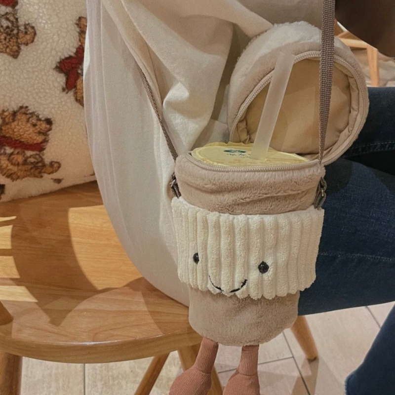 Torba na ramię z pluszową zawi – Coffee Tea Holders recenzja i cena