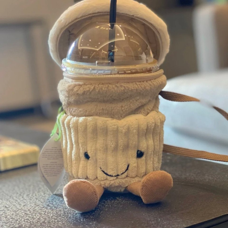 Torba na ramię z pluszową zawi – Coffee Tea Holders recenzja i cena